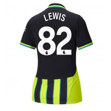 Manchester City Rico Lewis #82 Bortatröja Dam 2024-25 Korta ärmar